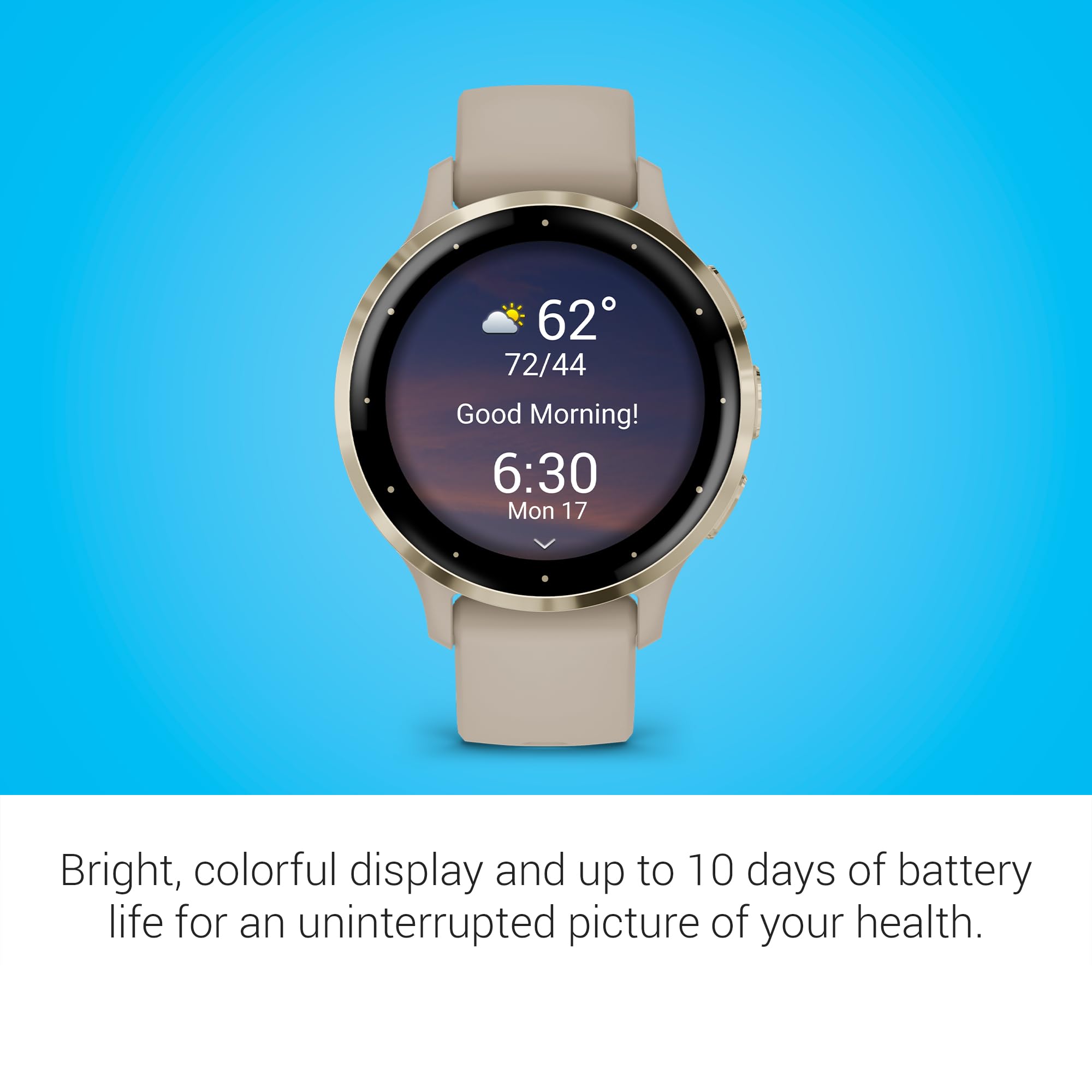 Garmin Venu 3S, GPS Smartwatch, AMOLED Display, Advanced Health